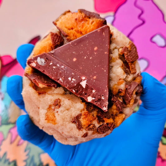 Toblerone & Crunchie Cookie